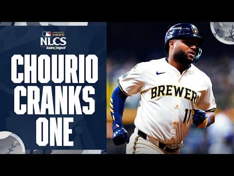 Jackson Chourio leadoff home run for the Brewers off of Yoshinobu Yamamoto