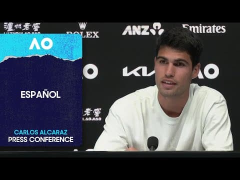 Carlos Alcaraz Press Conference in Español | Australian Open 2026 Semifinal