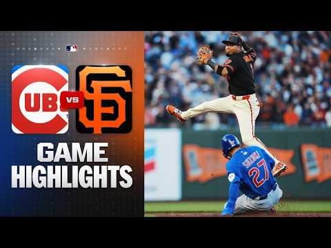 Cubs vs. Giants Game Highlights (6/13/26) | MLB Highlights