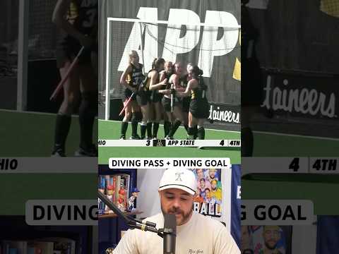 Diving pass to the diving goal scorer, a breakdown #fieldhockey #sports #goal #highlight