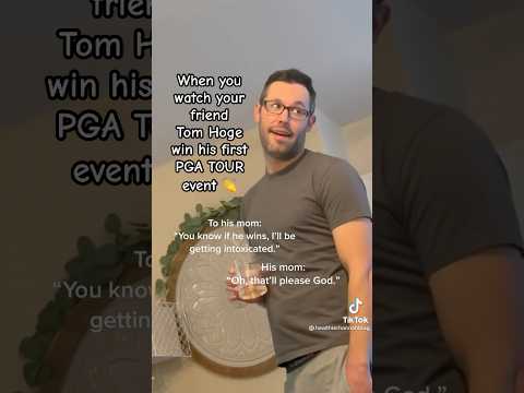 Get yourself a friend like Tom Hoge 👏