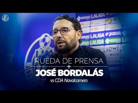 🎙️ Rueda de prensa de José Bordalás previa al partido de Copa del Rey frente al CDA Navalcarnero
