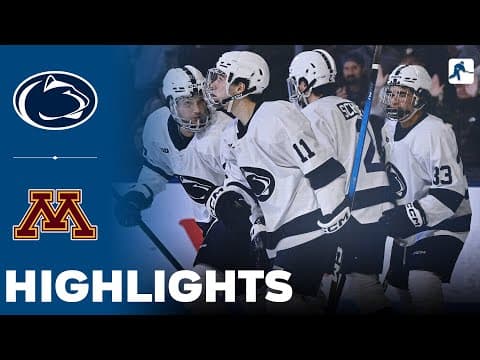 Penn State vs Minnesota | NCAA College Hockey | Highlights - January 09, 2026