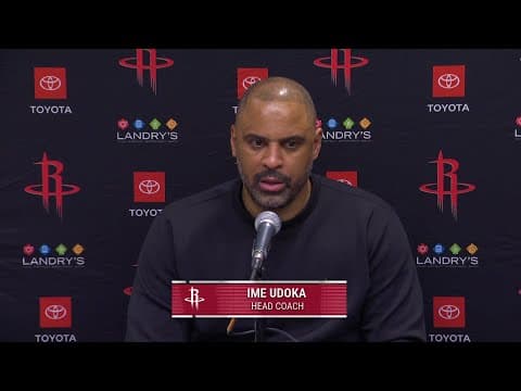 Press Conference by Ime Udoka vs Hawks