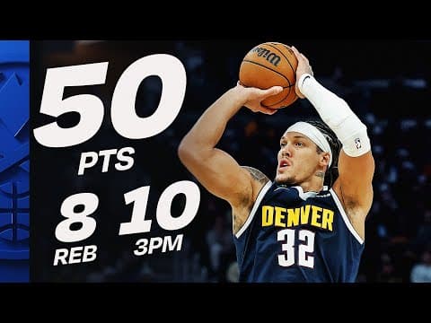Aaron Gordon's HISTORIC 50 PT Opening Night vs Warriors | October 23, 2025