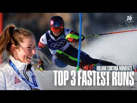 🥇Gold for Shiffrin! 🇺🇸 | Top 3 FASTEST Women's Slalom Runs | Milano Cortina 2026
