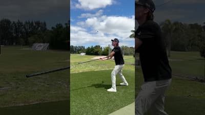 This shot is CRAZY😮💨🏒⛳️