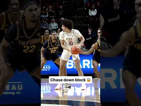 Pure determination to recover from the steal 👏 #floridastate #fsu  #collegebasketball #accbasketball