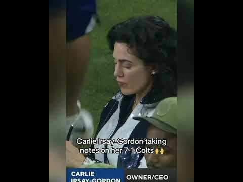 Carlie Irsay-Gordon says being on the headset helps her understand mistakes and help the team 🔥