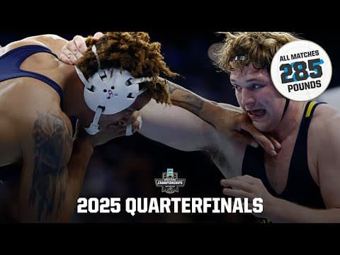 Complete 125 pound quarterfinals 2025 NCAA wrestling championships