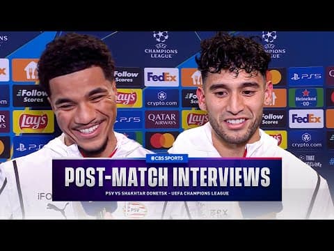 Malik Tillman & Ricardo Pepi speak after both scoring vs Shakhtar Donetsk | Post- Match Interviews