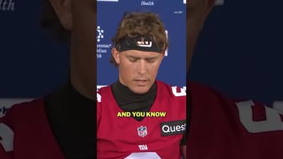 Jaxson Dart shares a statement after he introduced the President
