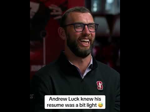 Andrew Luck’s references are top tier though 😂