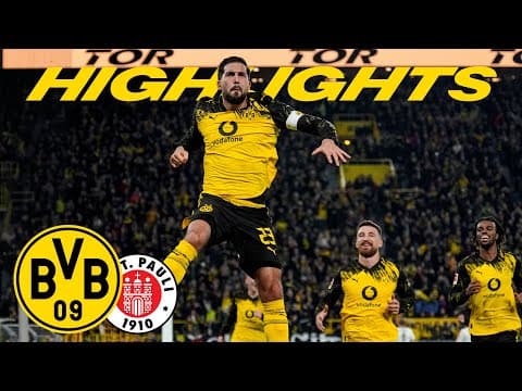Salvation in injury time | BVB - St. Pauli | Highlights