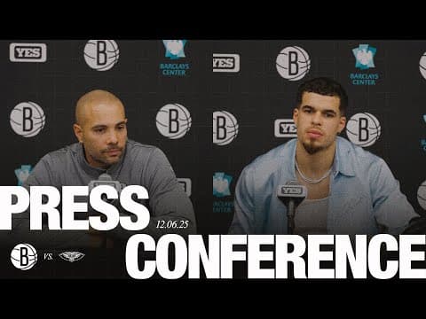 Jordi Fernández and Michael Porter Jr. Postgame Press Conferences vs New Orleans