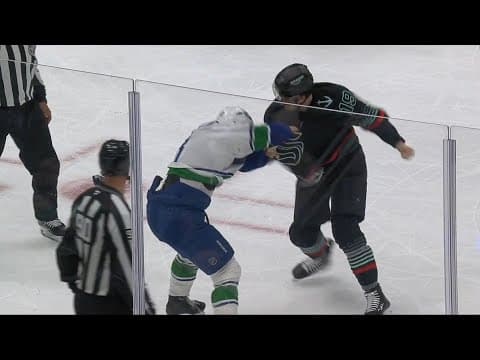 Jared McCann Drops The Gloves With Connor Garland