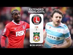 Charlton Athletic vs. Wrexham: Extended Highlights | EFL Championship | CBS Sports Golazo