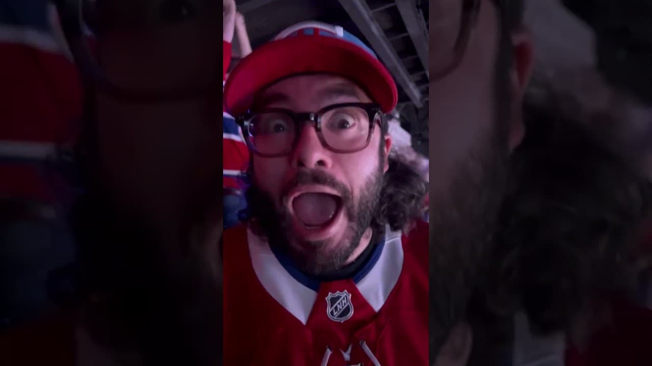 Montreal Canadiens fans react to Alex Newhook's Game 7 OT winner 🥳