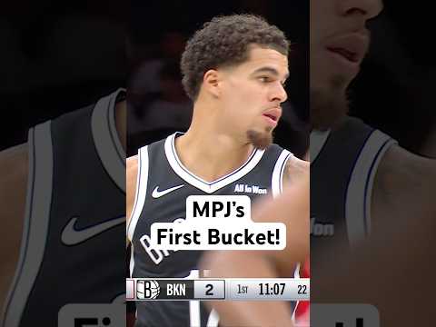 MPJ’s first bucket in Brooklyn!