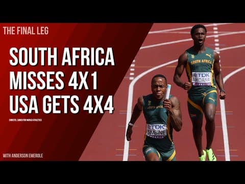 How South Africa Failed in the 4x100 + USA Advanced to 4x400 Final | Tokyo 4x1 & 4x4 Re-Run Reaction
