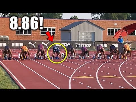 We've Never Seen Anything Like This In The 100 Meters...