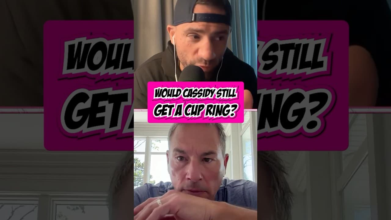 If Vegas wins the Cup, Bruce Cassidy deserves some jewelry too 💍