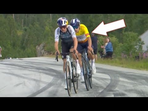 Tom Pidcock SURPRISED by Sprinter on Steep Climb | Arctic Race of Norway 2025 Stage 3