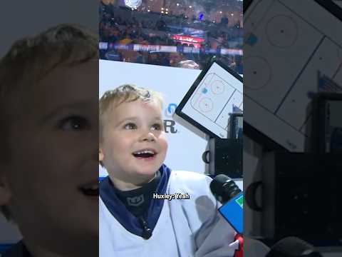 Schenn and Steen's sons skate during intermission