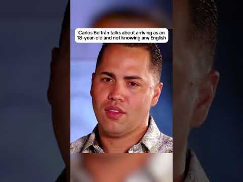 Carlos Beltrán arrived from Puerto Rico with a dream and now he's in the Hall of Fame 😤