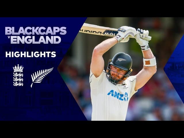 HIGHLIGHTS | BLACKCAPS vs England | 2nd Test | Day 2 | Sky Sport NZ