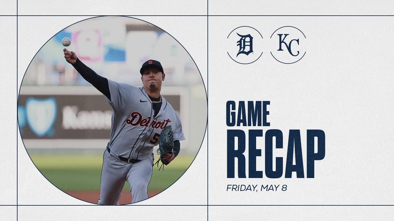 Tigers vs. Royals Highlights | 5/8/26