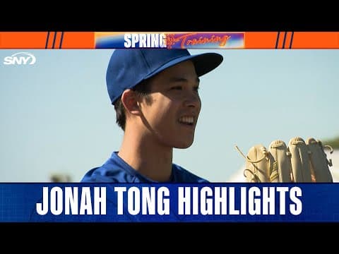 Jonah Tong Mets Highlights from Port St. Lucie
