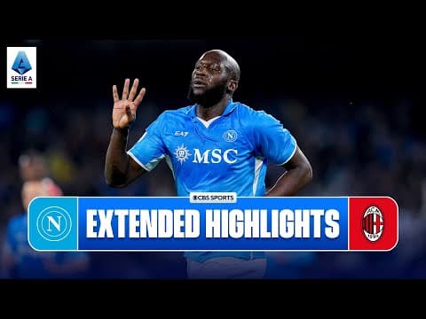 Napoli vs. AC Milan: Extended Highlights | Serie A | CBS Sports Golazo