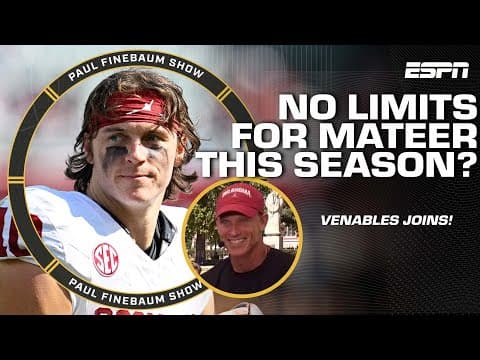 Brent Venables see's ‘no limits’ on QB John Mateer’s leadership this season | The Paul Finebaum Show