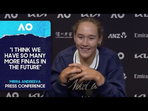 Mirra Andreeva Press Conference | Australian Open Pre-Event