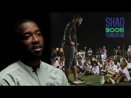Shaq Moore gives back through the Shaq Moore Foundation!