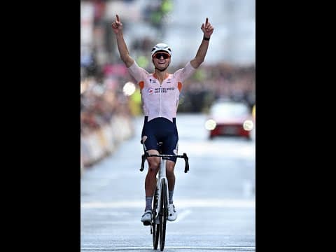 When Mathieu van der Poel crashed and still WON the world championships in 2023 🤯🥇🌈