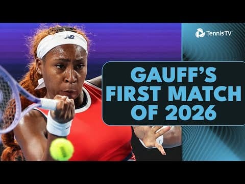 Ruthless Coco Gauff vs Solana Sierra 😤 | United Cup 2026 Highlights