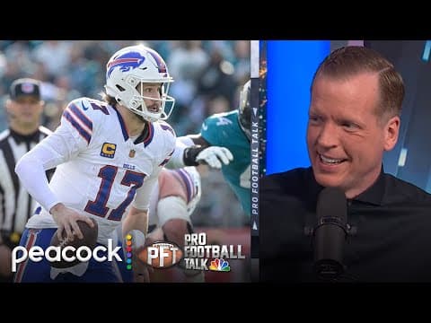 Josh Allen rose to the occasion in road playoff win over Jaguars | Pro Football Talk | NFL on NBC
