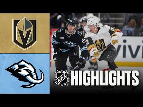 NHL Highlights | Golden Knights vs. Mammoth | November 20, 2025