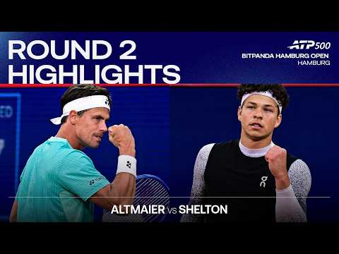 Daniel Altmaier vs Ben Shelton Highlights | Hamburg 2026 Round 2