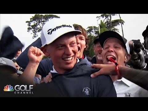 Niall Shiels Donegan 'hitting good golf shots' at U.S. Amateur | Golf Channel