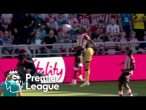 Absolute scenes! Eliezer Mayenda heads Sunderland in front of West Ham | Premier League | NBC Sports