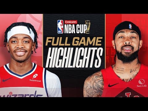 WIZARDS at RAPTORS | EMIRATES NBA CUP 🏆 | FULL GAME HIGHLIGHTS | November 21, 2025