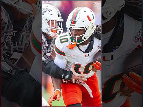 Carson Beck was IMPRESSIVE in Miami's win over Virginia Tech 🙌