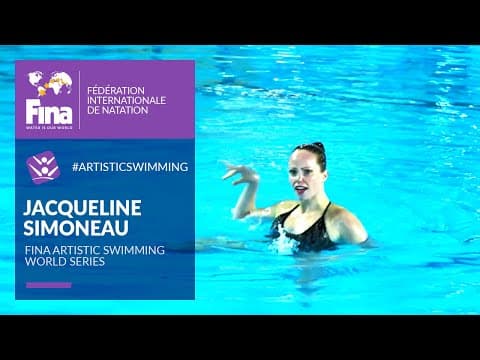 Jacqueline Simoneau’s Stunning Solo Free Routine | Artistic Swimming 2021