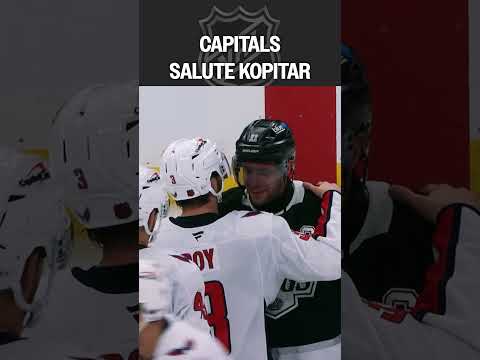 Ovi & the Caps salute Kopitar 👑🫡🦅