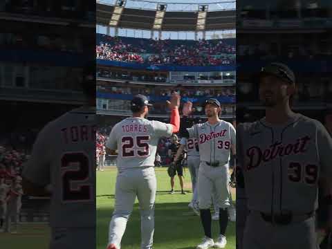 The Tigers take Game 1 vs. the Guardians! #Postseason