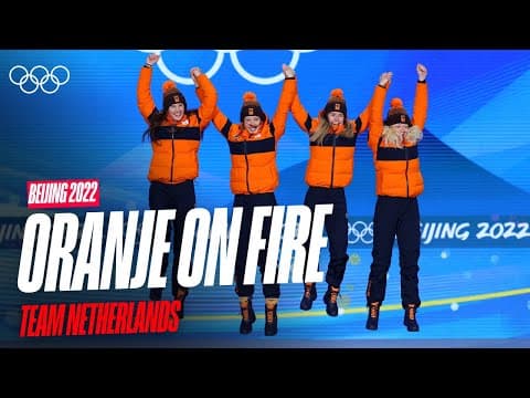 Team Netherlands 🇳🇱 | Women’s 3000m Short-Track Relay Gold 🥇| Beijing 2022 | Reigning Champions