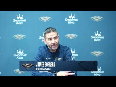 James Borrego Interview | Pelicans-Hawks Postgame 11/22/2025